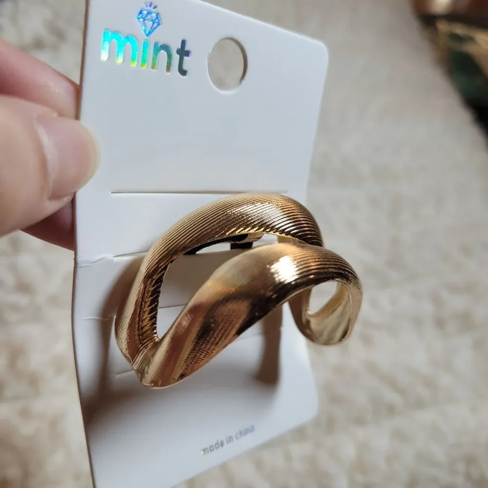 Mint Gold Women's Elegant Hair Tie